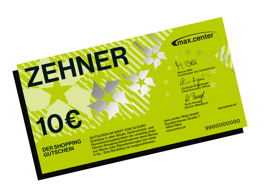 Zehner-Gutschein