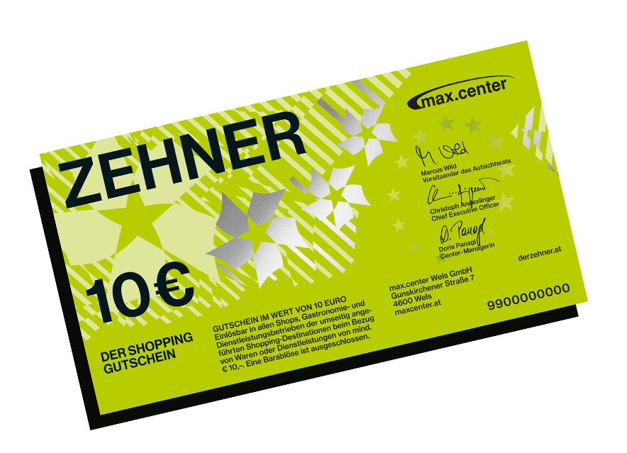 Zehner voucher
